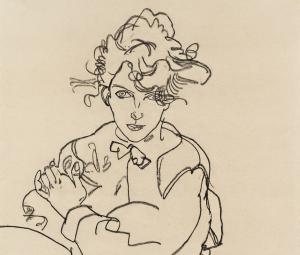 Egon Schiele, Sitzendes Mädchen mit gespreizten Schenkeln, 1918 © Leopold Museum, Wien, Inv. 2341