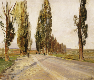 Emil Jakob Schindler, Pappelallee bei Plankenberg, um 1890 © Leopold Museum, Inv.130