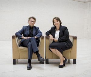 Neues designiertes Direktorium des Leopold Museum: Gabriele Langer und Hans-Peter Wipplinger © Leopold Museum, Wien / Foto: Lukas Lorenz, 2015