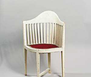 Josef Hoffmann, Damenfauteuil der Casa Piccola, des Modesalons der Schwestern Flöge, Probierräume, 1904 © ©Leopold Museum, Wien