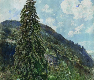 Rudolf von Alt, Die alte Fichte in Bad Gastein, 1899 © Leopold Museum Vienna