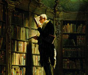 Carl Spitzweg, Der Bücherwurm, 1850 © Museum Georg Schäfer, Schweinfurt Foto | Photo: Museum Georg Schäfer, Schweinfurt