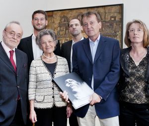 Christian Brandstätter, Mario Gündl, Elisabeth Leopold, Gregor Auenhammer, Gerhard Nestlang, Regina Nestlang © Leopold Museum/APA-Fotoservice/Rambauske