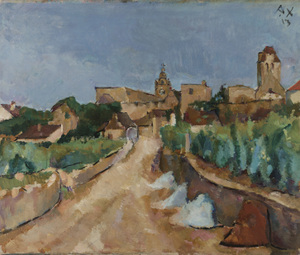 Anton Faistauer, Straße nach Dürnstein, 1913 © Leopold Museum, Wien, Inv. Nr. 363