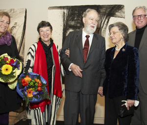 Patricia Spiegelfeld, Linde Waber, Rudolf Leopold, Elisabeth Leopold, Carl Aigner © Leopold Museum/APA-Fotoservice/Preiss
