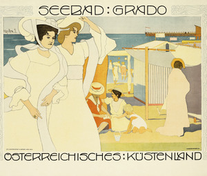 Josef Maria Auchentaller, Plakat Seebad Grado, 1906 © Wien Museum