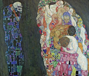 GUSTAV KLIMT, Tod und Leben, 1910/11, umgearbeitet 1915/16 © Leopold Museum, Wien Foto: Leopold Museum, Wien/ Manfred Thumberger