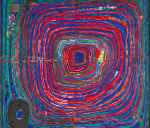 FRIEDENSREICH HUNDERTWASSER, 224 The Big Way, 1955 © Belvedere, Vienna Photo: Belvedere, Vienna/Johannes Stoll © 2020 Namida AG, Glarus, Switzerland