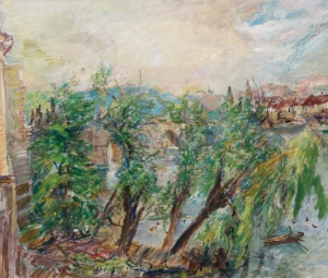 Oskar Kokoschka, Prag - Blick vom Garten des Kreuzherrenkonvents, 1934 © Privatsammlung, Courtesy of Adolf Loos Apartment and Gallery