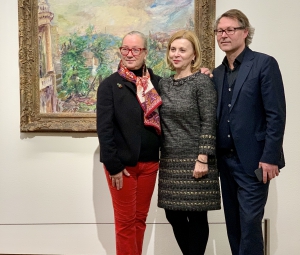 Oskar Kokoschka, Präsentation Leihgabe, Agnes Husslein-Arco, Tschechische Botschafterin, Hans-Peter Wipplinger © Leopold Museum, Wien 2020