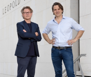 Hans-Peter Wipplinger and Moritz Stipsicz, Directors of the Leopold Museum © Leopold Museum, Wien 2021, Photo: Ouriel Morgensztern