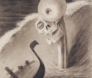 ALFRED KUBIN, Das Grausen, um 1902 © Leopold Museum, Wien | Foto: Leopold Museum, Wien © Eberhard Spangenberg, München/Bildrecht, Wien 2022