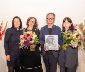 v.l.n.r.: Julia Wallner, Daniela Gregori, Hans-Peter Wipplinger, Aline Steinwender © Leopold Museum/APA-Fotoservice/Tanzer Fotograf/in