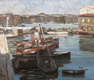 Leopold Hauer, Hafen, 1928 © VBK, Wien 2009