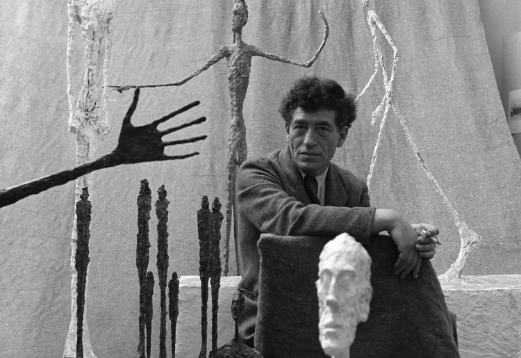 Gordon Parks, Untitled [Alberto Giacometti], Paris, France, 1951, The Gordon Parks Foundation © Photograph courtesy of The Gordon Parks Foundation © Alberto Giacometti Estate/Bildrecht, Vienna 2014