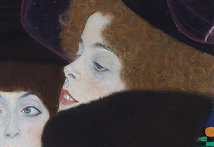 GUSTAV KLIMT | Friends I (Sisters) | 1907 © Klimt-Foundation, Vienna | Photo: Klimt-Foundation, Vienna