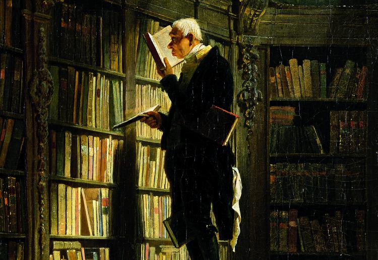 Carl Spitzweg, The Bookworm, 1850 © Museum Georg Schäfer, Schweinfurt Foto | Photo: Museum Georg Schäfer, Schweinfurt