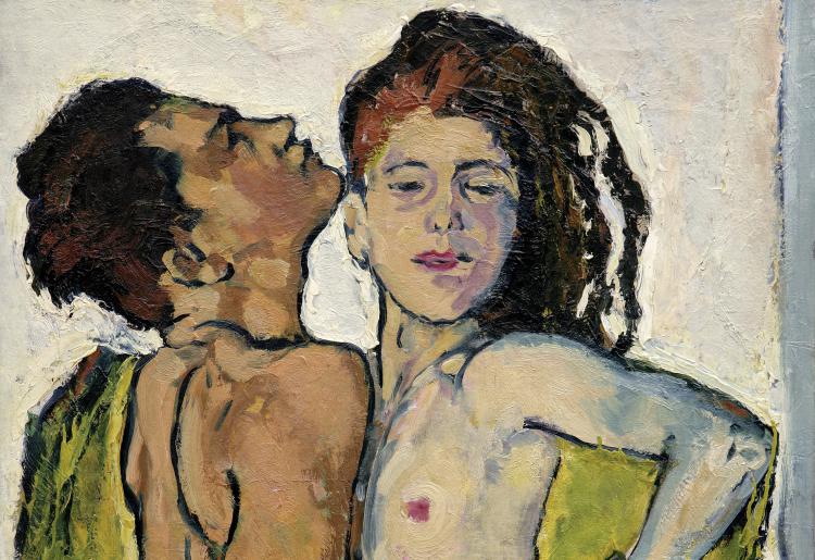 KOLOMAN MOSER, Lovers, c. 1914 © Leopold, Private Collection, Photo: Leopold Museum, Vienna