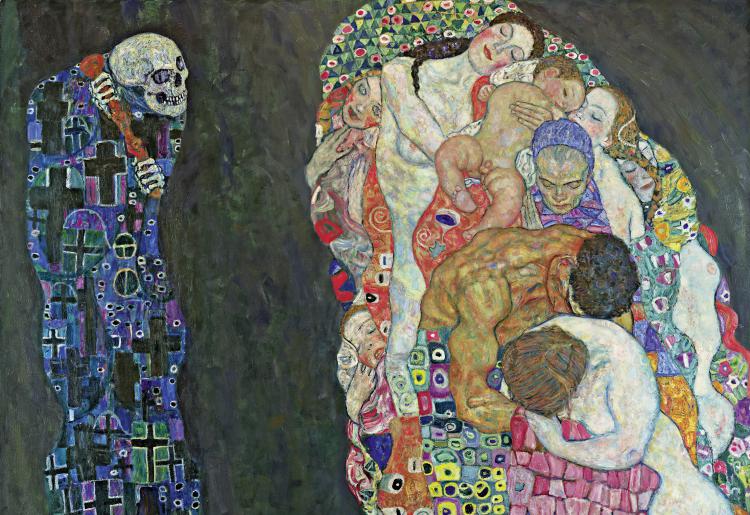 GUSTAV KLIMT, Tod und Leben, 1910/11, umgearbeitet 1915/16 © Leopold Museum, Wien Foto: Leopold Museum, Wien/ Manfred Thumberger