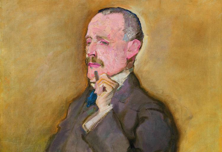 MAX OPPENHEIMER, Bildnis Ernst Koessler, 1910 © Museum Ortner, Wien, Foto: Kunsthandel Giese & Schweiger