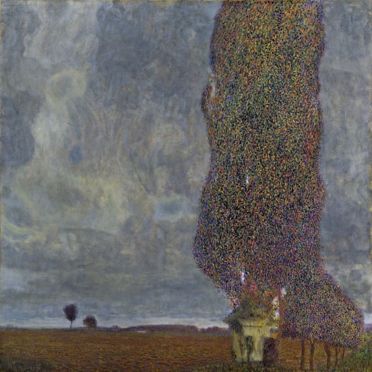 GUSTAV KLIMT, Die große Pappel II (Aufsteigendes Gewitter), 1902/03 © Leopold Museum, Wien, Inv. 2008