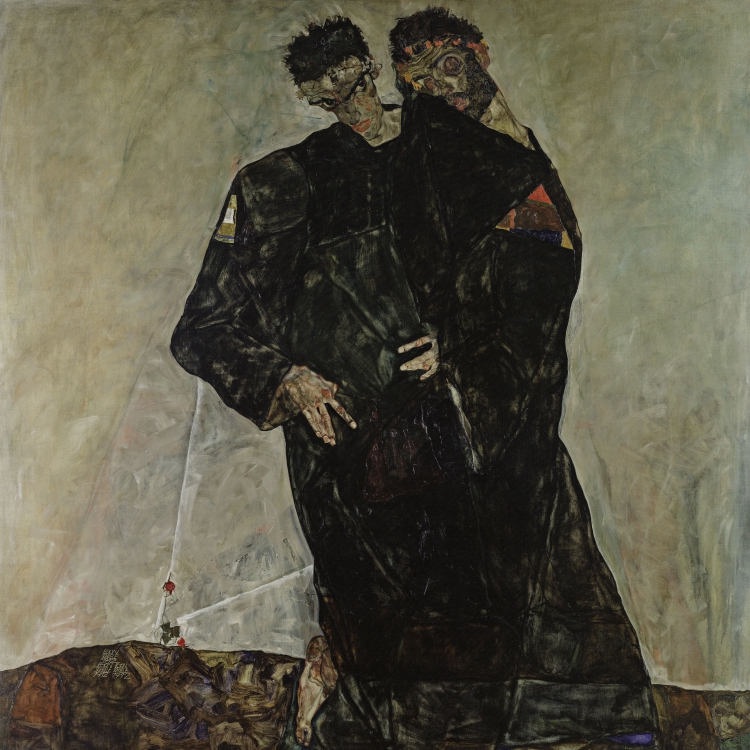 EGON SCHIELE, Eremiten, 1912 © Leopold Museum, Wien, Foto: Leopold Museum, Wien