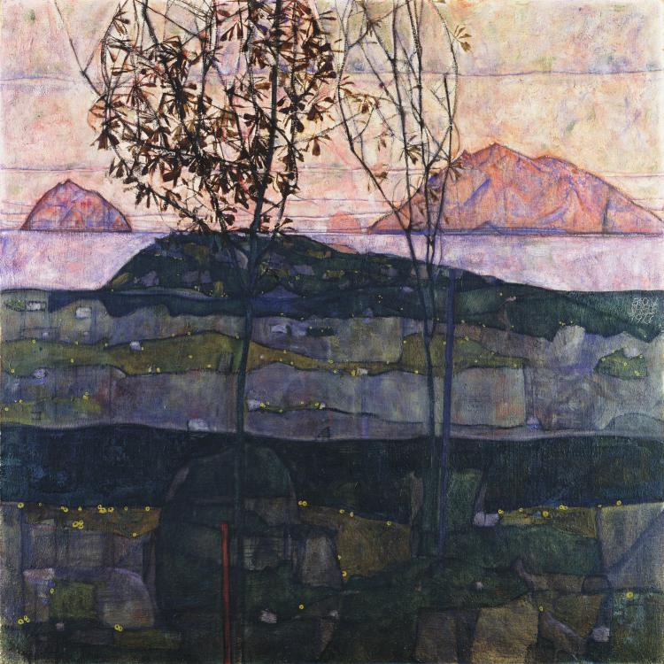 Egon Schiele, Setting Sun, 1913 © Leopold Museum, Vienna, Inv. 625