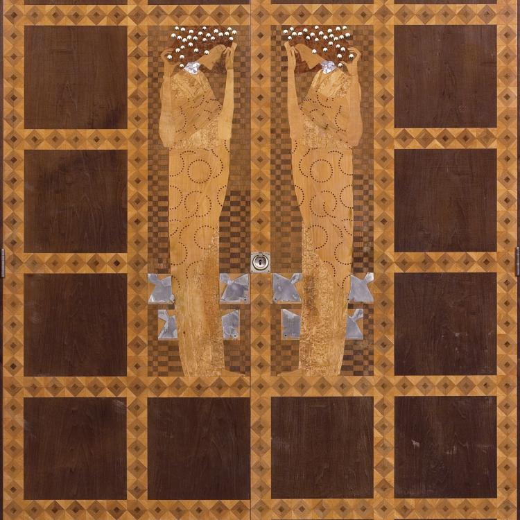 KOLOMAN MOSER, Inlaid Wardrobe from the Bedroom of the Eisler von Terramare Apartment, 1903 © Leopold Museum, Vienna