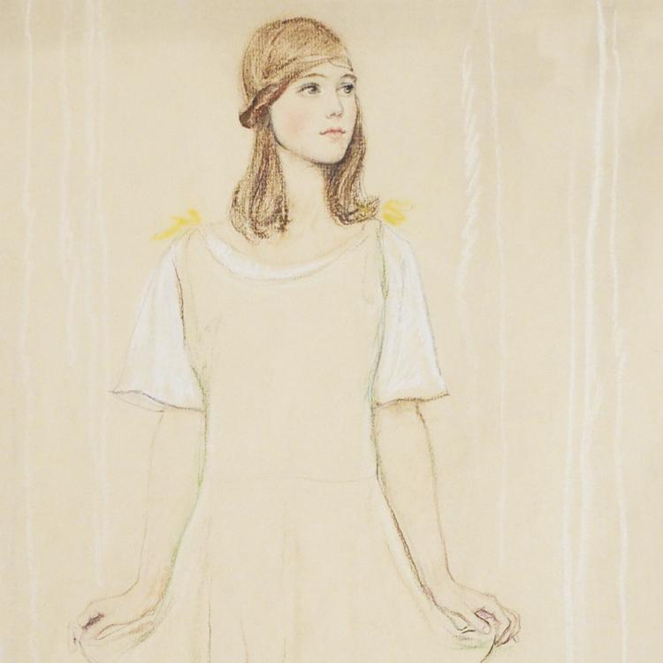 Hans Strohofer | Tänzerin in kurzem Kleid | 1921 © Leopold Museum, Wien, Inv. 1131