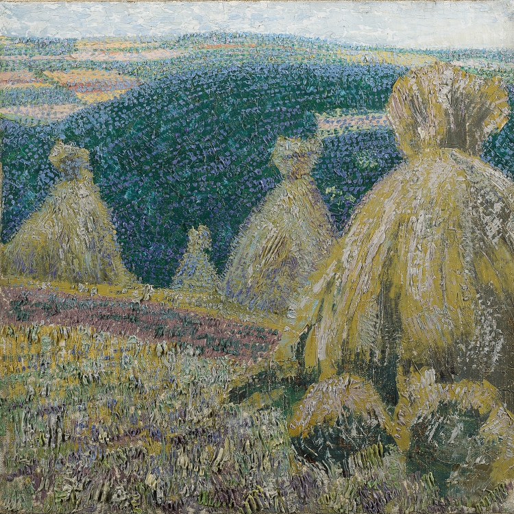 Leopold Blauensteiner | Landschaft mit Ährengarben | 1902/03 © Leopold Museum, Wien, Inv. 143