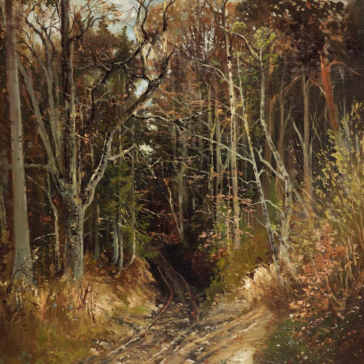 Theodor von Hörmann | Waldweg | um 1878/1880 © Leopold Museum, Wien, Inv. 2010