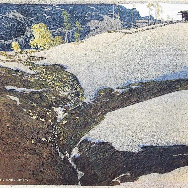 Josef Stoitzner | Schneeschmelze | um 1915 © Leopold Museum, Wien, Inv. 307