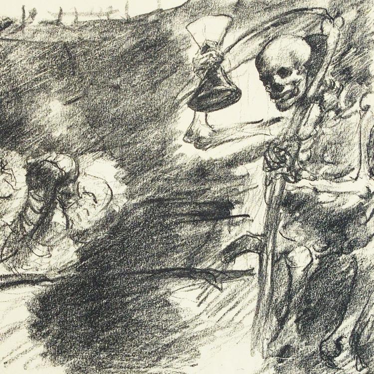 Lovis Corinth | „Behüt uns der allmächtige Gott vor dem ewigen Tod. – Amen.“ | 1923 © Leopold Museum, Wien, Inv. 3194