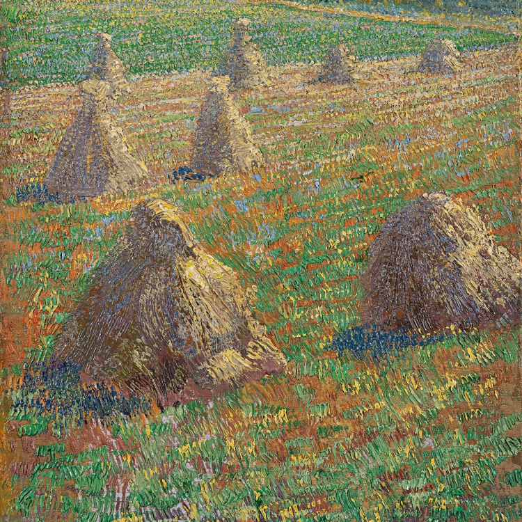 Leopold Blauensteiner | Landschaft mit Ährengarben | 1902/03 © Leopold Museum, Wien, Inv. 321