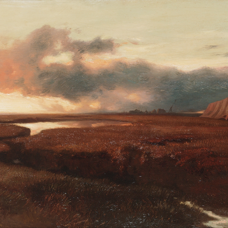 Johann Gualbert Raffalt | Abendstimmung in der Puszta | um 1865 © Leopold Museum, Wien, Inv. 4031