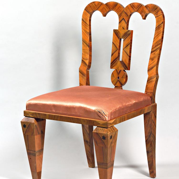 Dagobert Peche | Sessel für das Speisezimmer der Wohnung Wolko Gartenberg | 1921 © Leopold Museum, Wien, Inv. 4343
