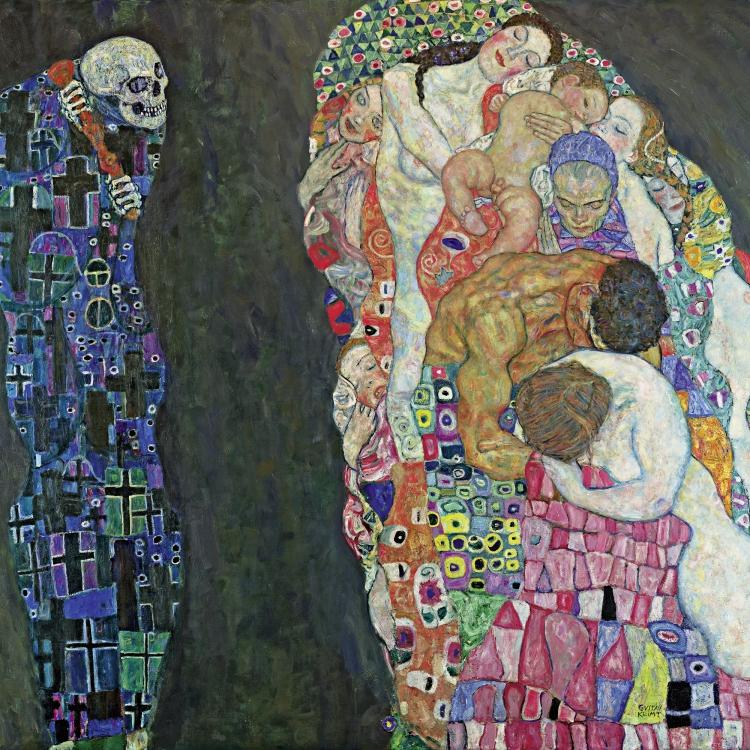 GUSTAV KLIMT, Death and Life, 1910/11, reworked in 1912/13 and 1915/16 © Leopold Museum, Vienna, Photo: Leopold Museum, Wien