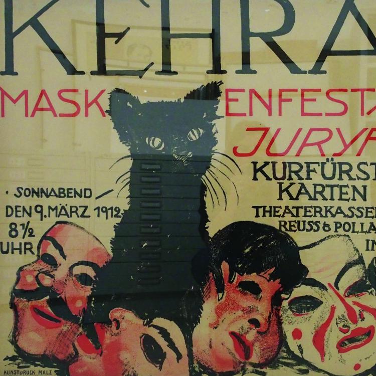 Georg Tappert | Plakat „Kehraus, Maskenfest der Juryfreien, 1912“ | 1912 © Leopold Museum, Wien, Inv. 3044