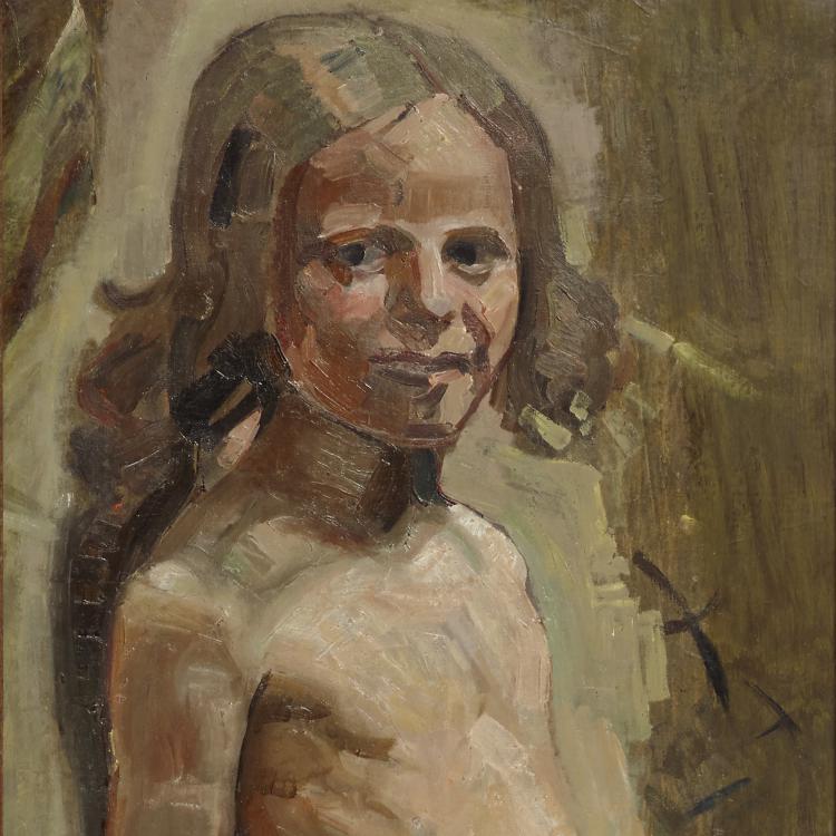 Oskar Kokoschka | Mädchenakt | 1905/06 © Leopold Museum, Wien, Inv. LM 5973