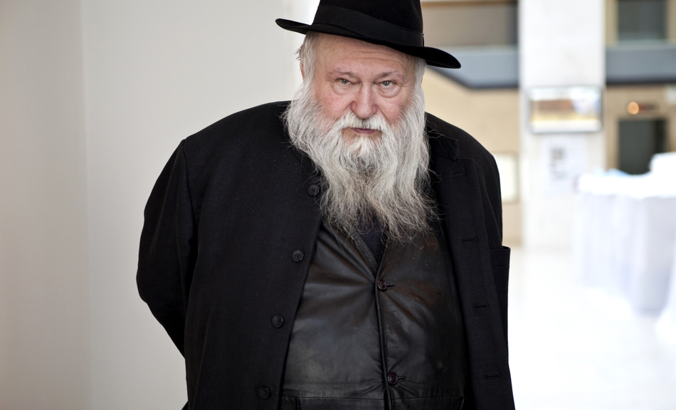 Hermann Nitsch im Leopold Museum © Leopold Museum, Wien, Foto: Julia Spicker