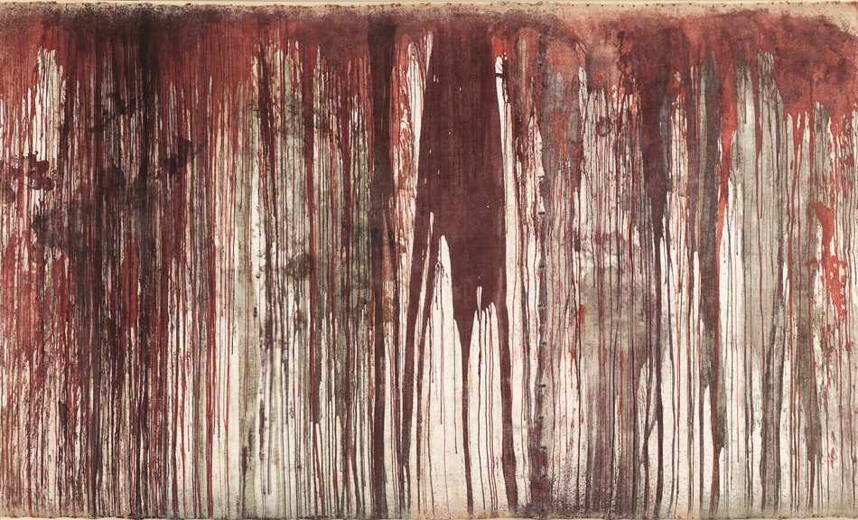 Hermann Nitsch, Blut und Farbe, 1963 © Sammlung Leopold II, Wien, Inv. 2221