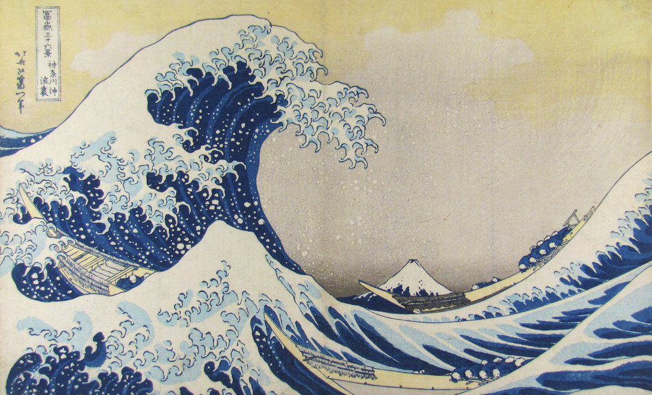 Katsushika Hokusai, The Great Wave at Kanagawa, 1830 © Collection Leopold II