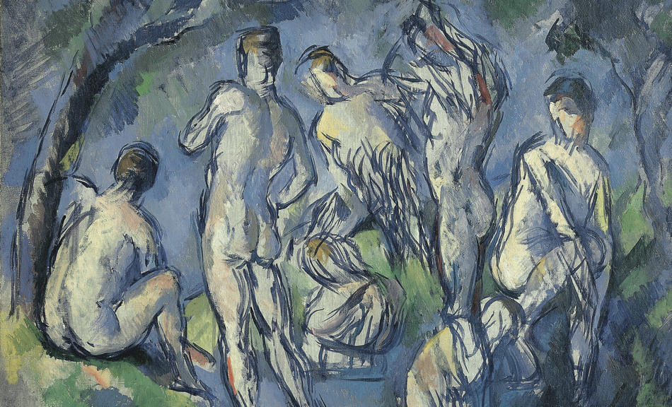 Paul Cézanne, Sieben Badende, um 1900 © Fondation Beyeler, Riehen/Basel