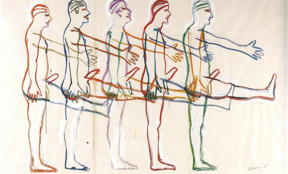 Bruce Nauman, Untitled (Five Marching Men), 1985 © Friedrich Christian Flick Collection / VBK Wien 2012