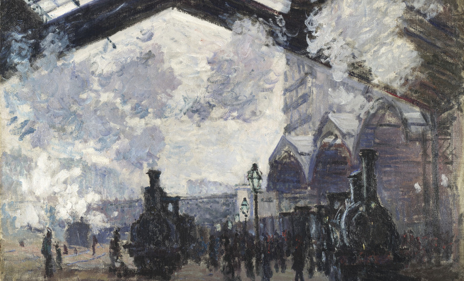 Claude Monet, La Gare Saint-Lazare, 1877 © The National Gallery, London. Bought 1982