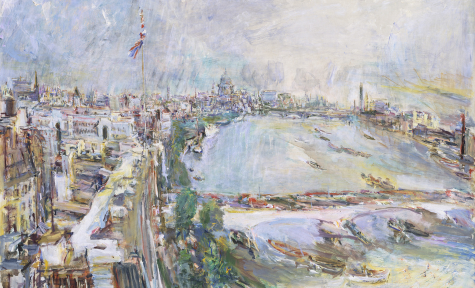 Oskar Kokoschka, London, Blick auf die Themse vom Shell Mex Building, 1959 © Tate © Fondation Oskar Kokoschka/VBK, Wien 2013