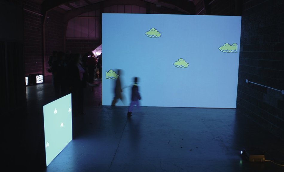Cory Arcangel, Super Mario Clouds v2k3, 2002 © Privatsammlung Salzburg, courtesy Galerie, Thaddaeus Ropac, Paris • Salzburg