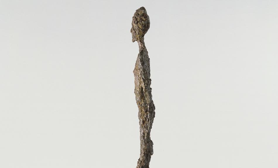 Alberto Giacometti, Walking Man, 1947 © Alberto Giacometti Foundation, Kunsthaus Zürich © Alberto Giacometti Estate/ADAGP, Paris/Bildrecht, Vienna, 2014