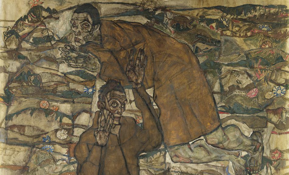 EGON SCHIELE, Levitation (»The Blind« II), 1915 © Leopold Museum, Vienna, Inv. 467