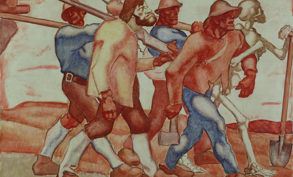 ALBIN EGGER-LIENZ | Der Totentanz (IV. Version) | 1915 © Leopold Museum, Wien